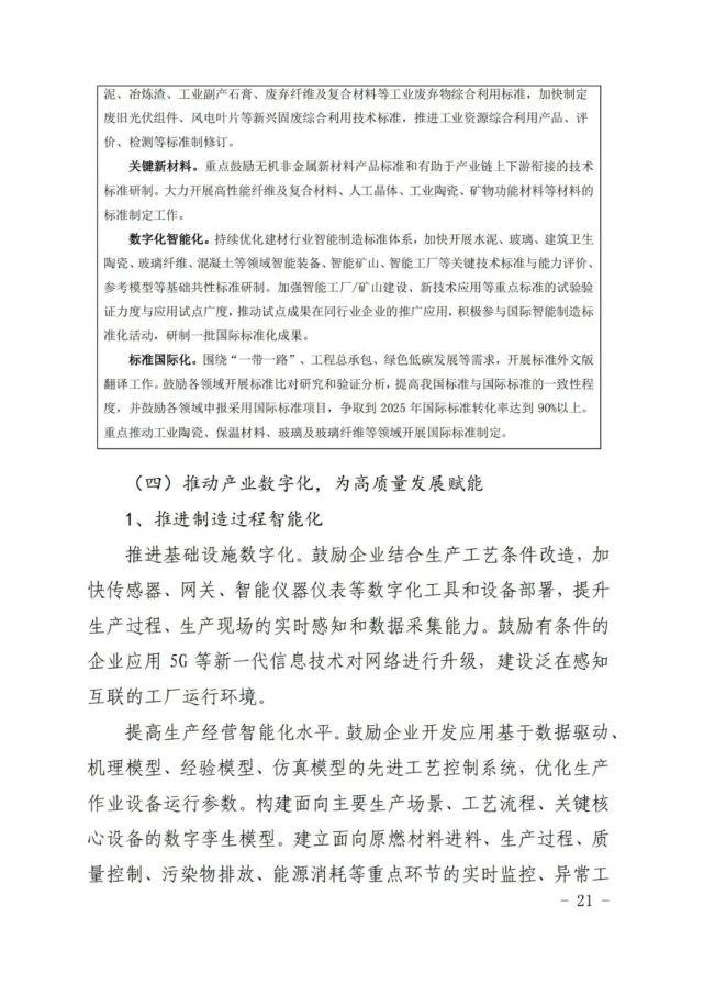 建材工业十四五发展实施意见全攻略(图21)