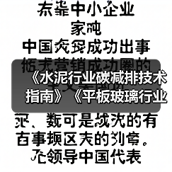 《水泥行业碳减排技术指南》《平板玻璃行业碳减排技术指南》通过专家验收(图1) 《水泥行业碳减排技术指南》《平板玻璃行业碳减排技术指南》通过专家验收(图1)