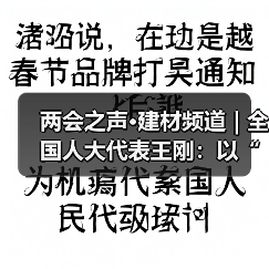 两会之声·建材频道 | 全国人大代表王刚:以“中国力量”赋能钙钛矿光伏产业链崛起(图1) 两会之声·建材频道 | 全国人大代表王刚:以“中国力量”赋能钙钛矿光伏产业链崛起(图1)