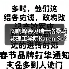 阎晓峰会见瑞士洛桑联邦理工学院Karen Scrivener教授一行(图4) 阎晓峰会见瑞士洛桑联邦理工学院Karen Scrivener教授一行(图4)